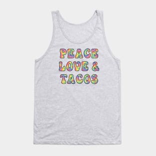 Peace, Love & Tacos Tank Top